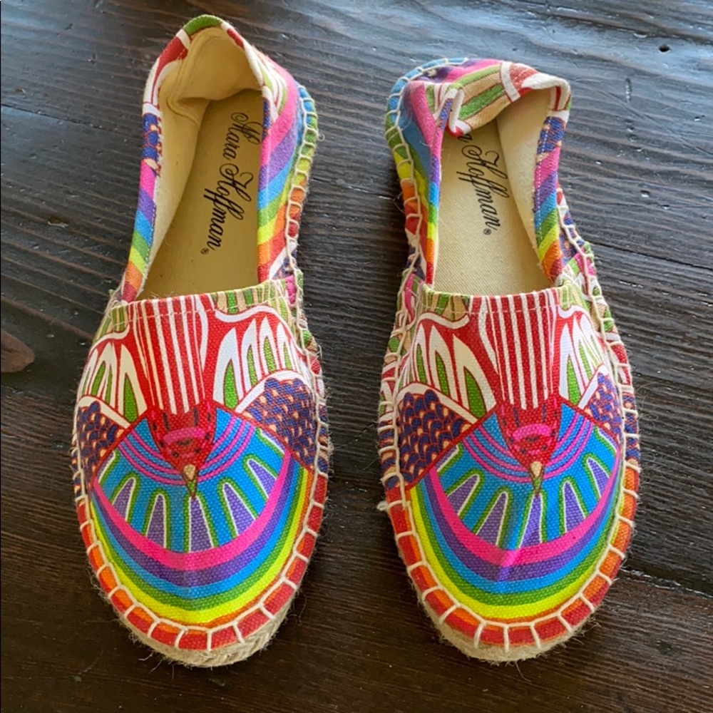 Mara Hoffman Rainbow Bird Espadrille - 8 - NEW